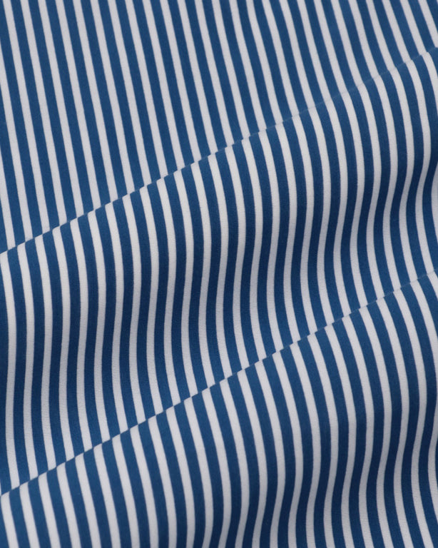 46G STRIPE ATMOSPHERE SHIRT - NAVY WHITE