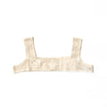 EMBROIDERED FRAGMENT VEST - ECRU