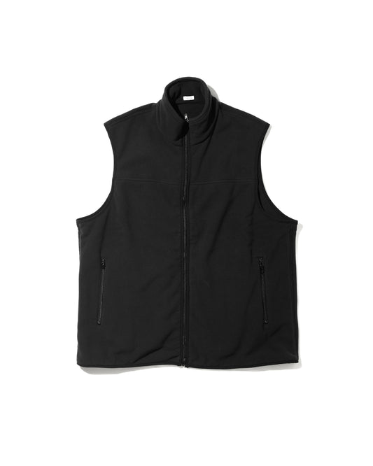 WIND ZONE FLEECE VEST - BLACK