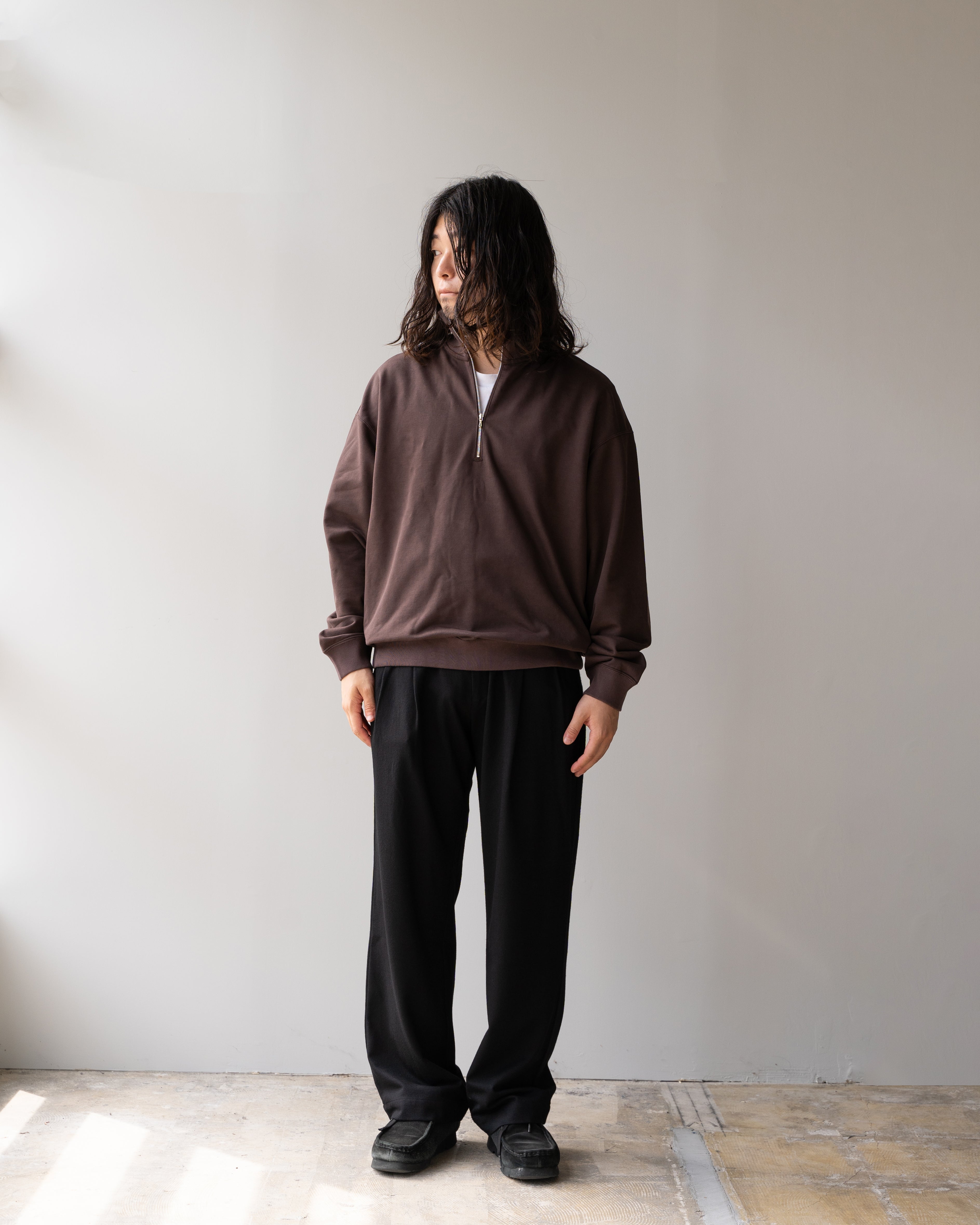 KANEMASA PHIL. 36G SUPER FINE GAUGE HALF ZIP PULLOVER | HAKU 公式通販