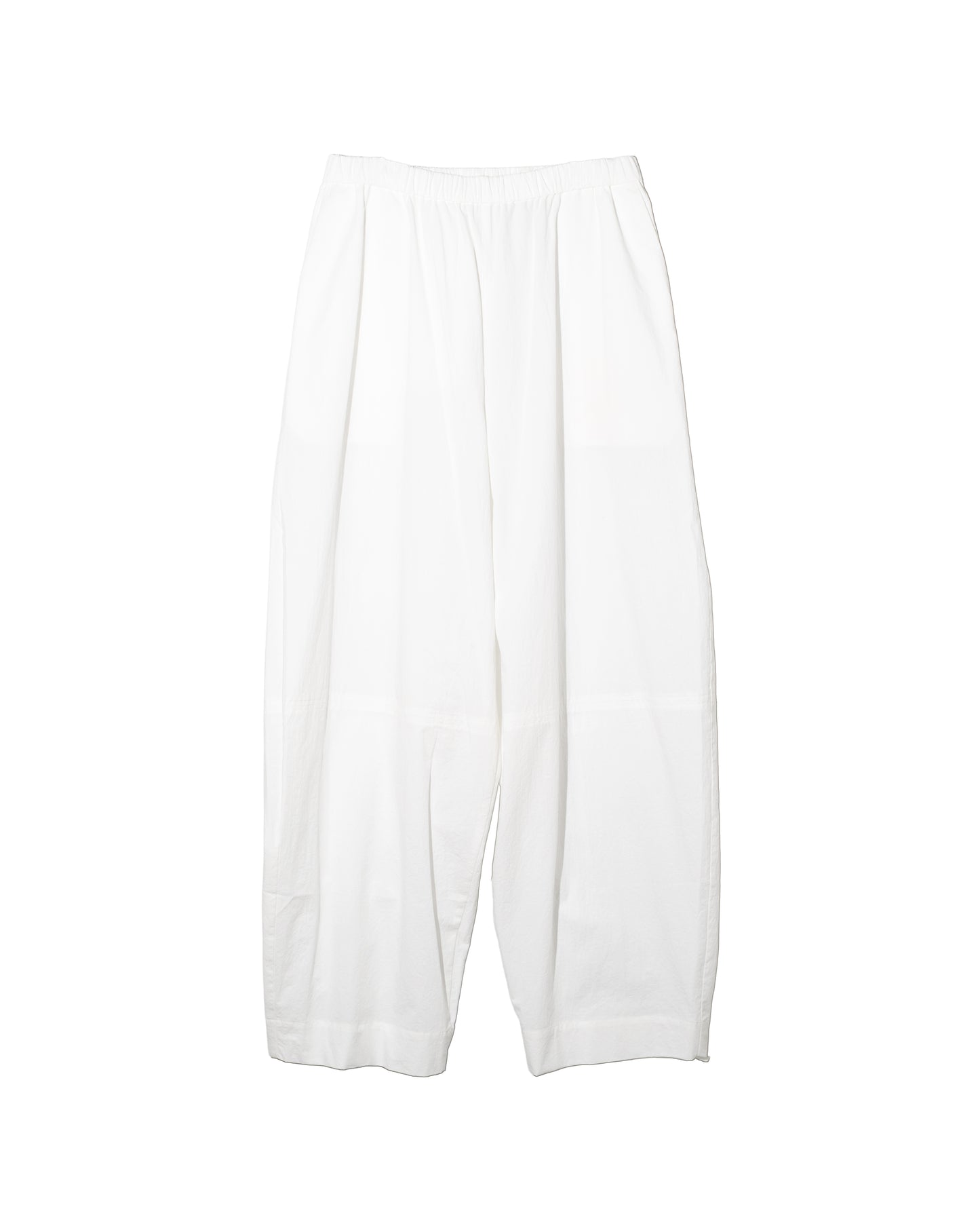 COTTON BALLOON PANTS (WOMEN'S) - WHITE