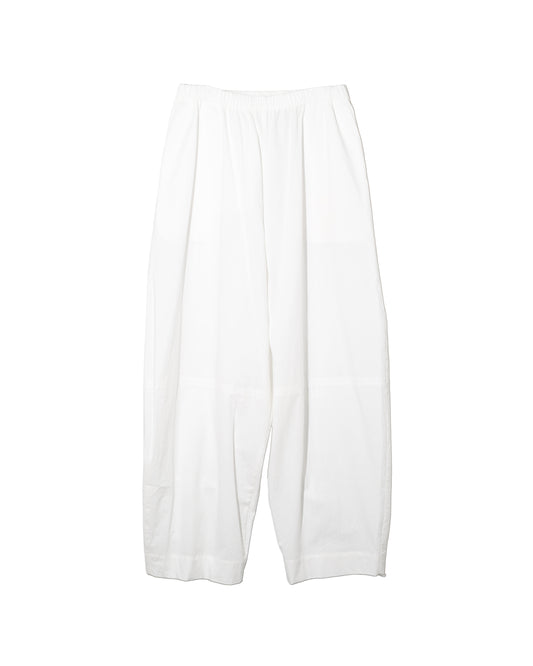 COTTON BALLOON PANTS (FEMME) - WHITE
