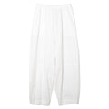 COTTON BALLOON PANTS (WOMEN'S) - WHITE
