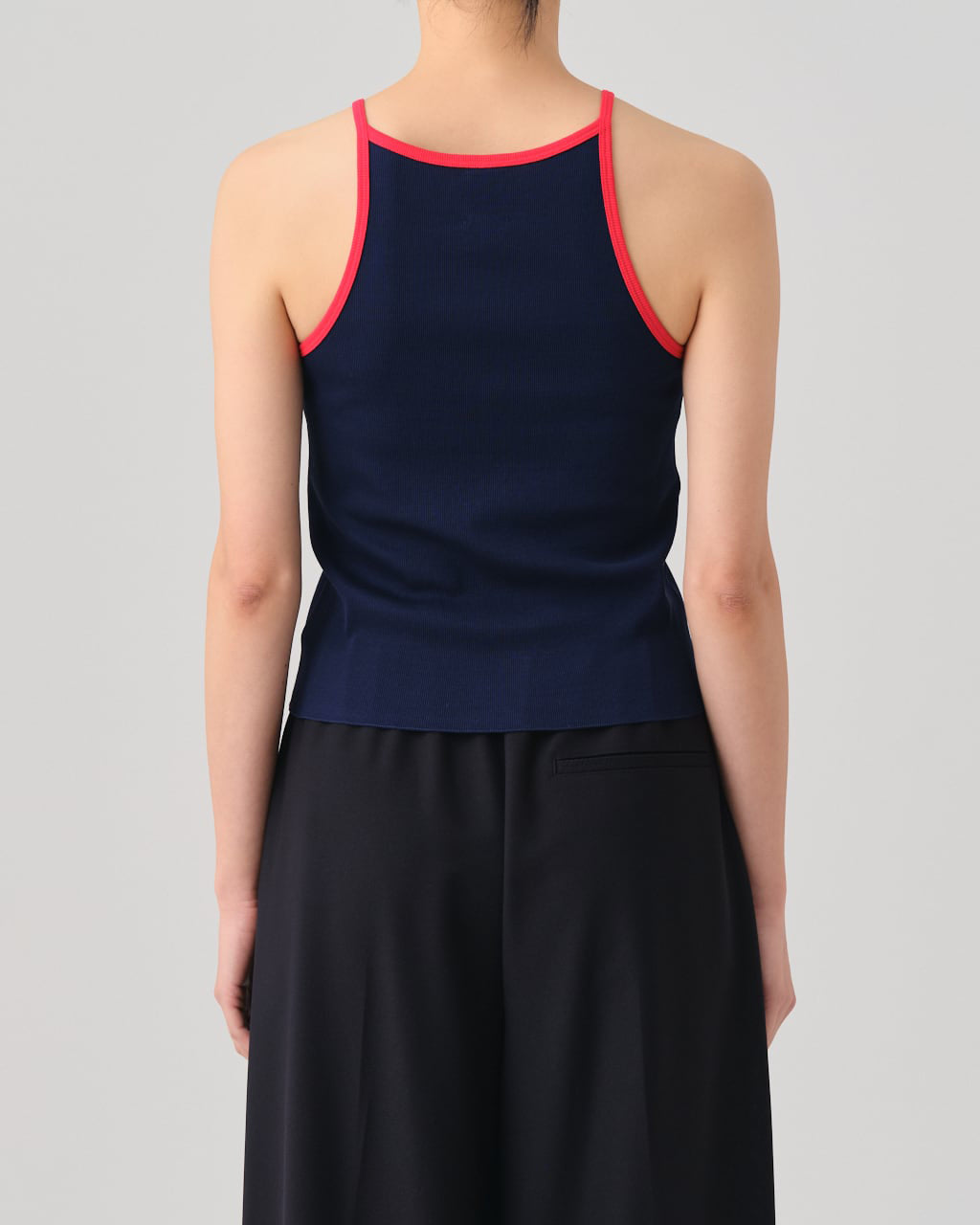 FRESCA ZERO LIGHT RIB TANK TOP - PINK RED