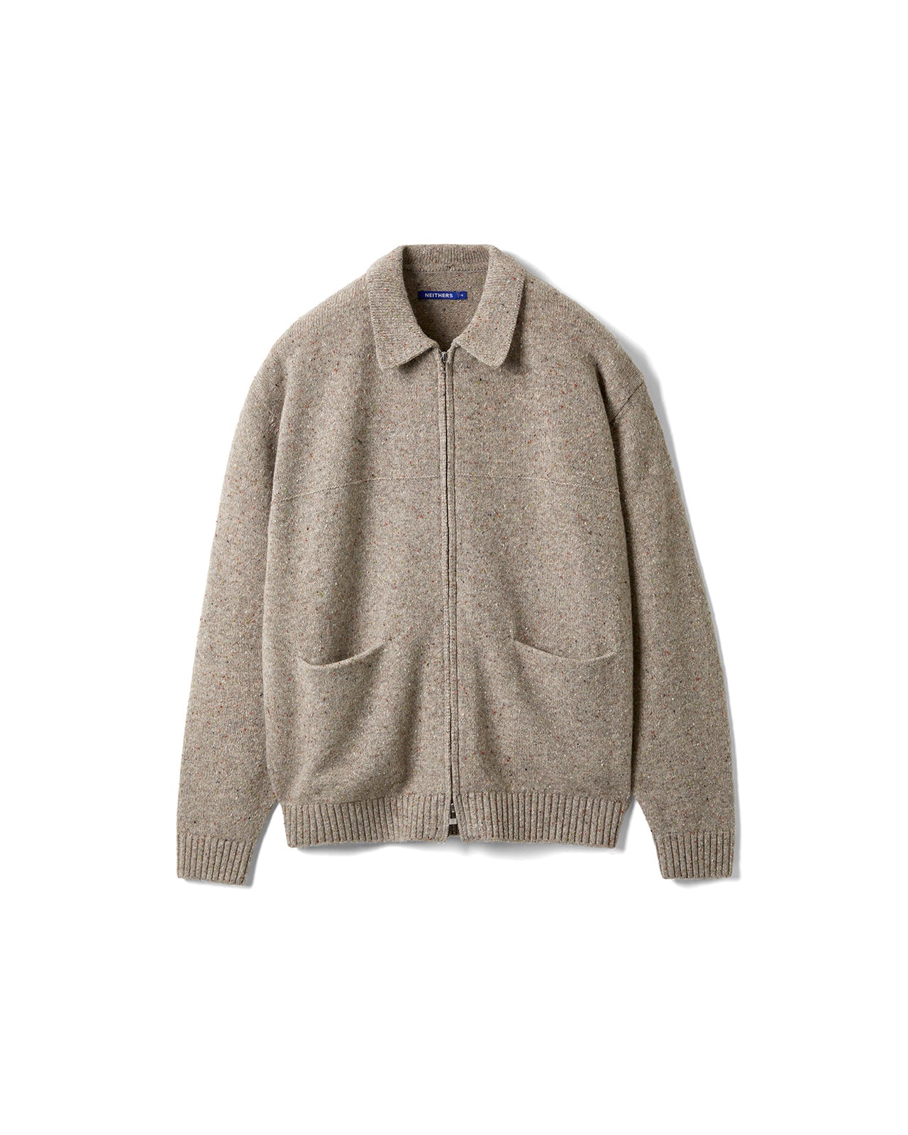 GARDENER COLLAR NECK CARDIGAN - PEANUT