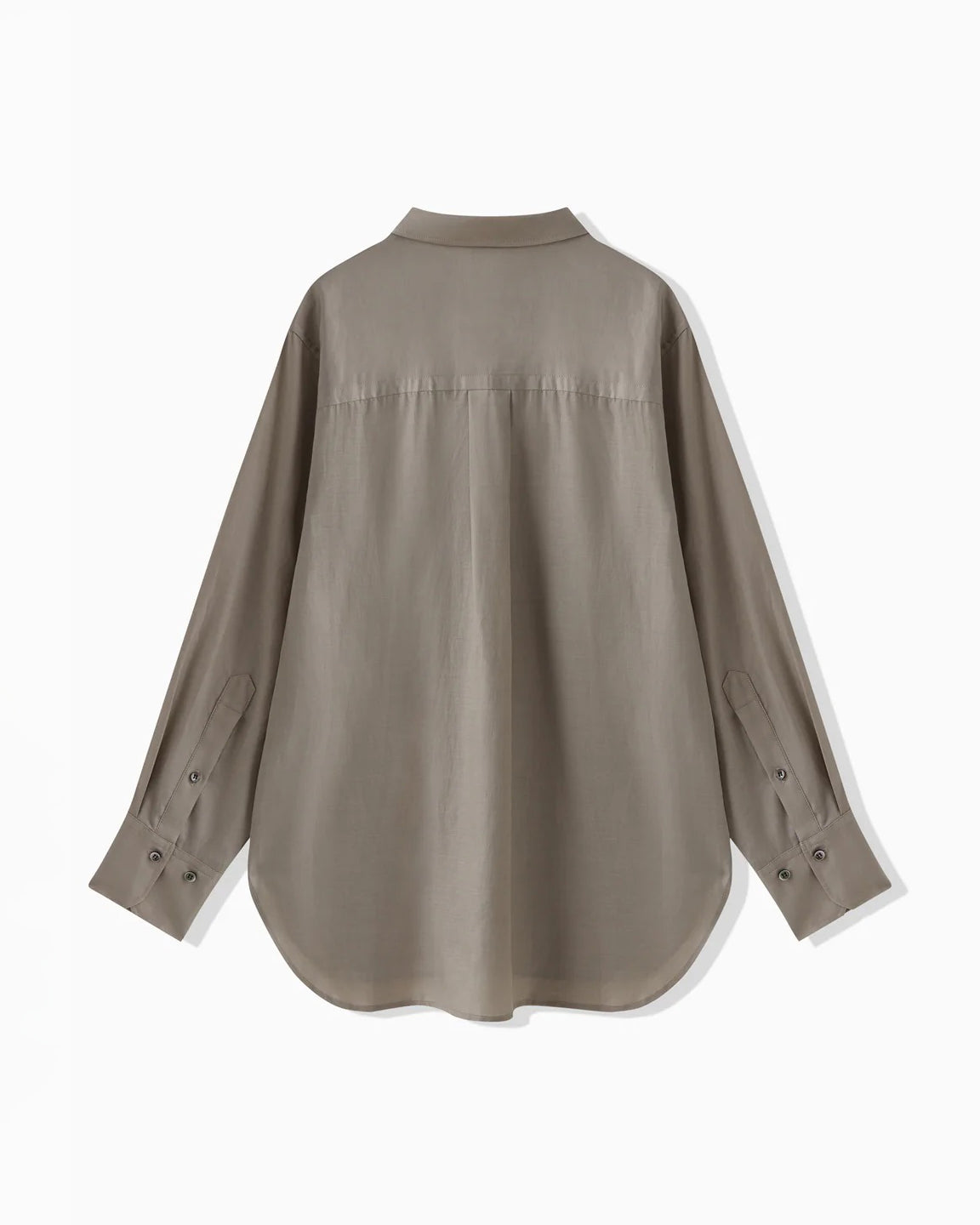 CUPRO COTTON SHIRT - BEIGE
