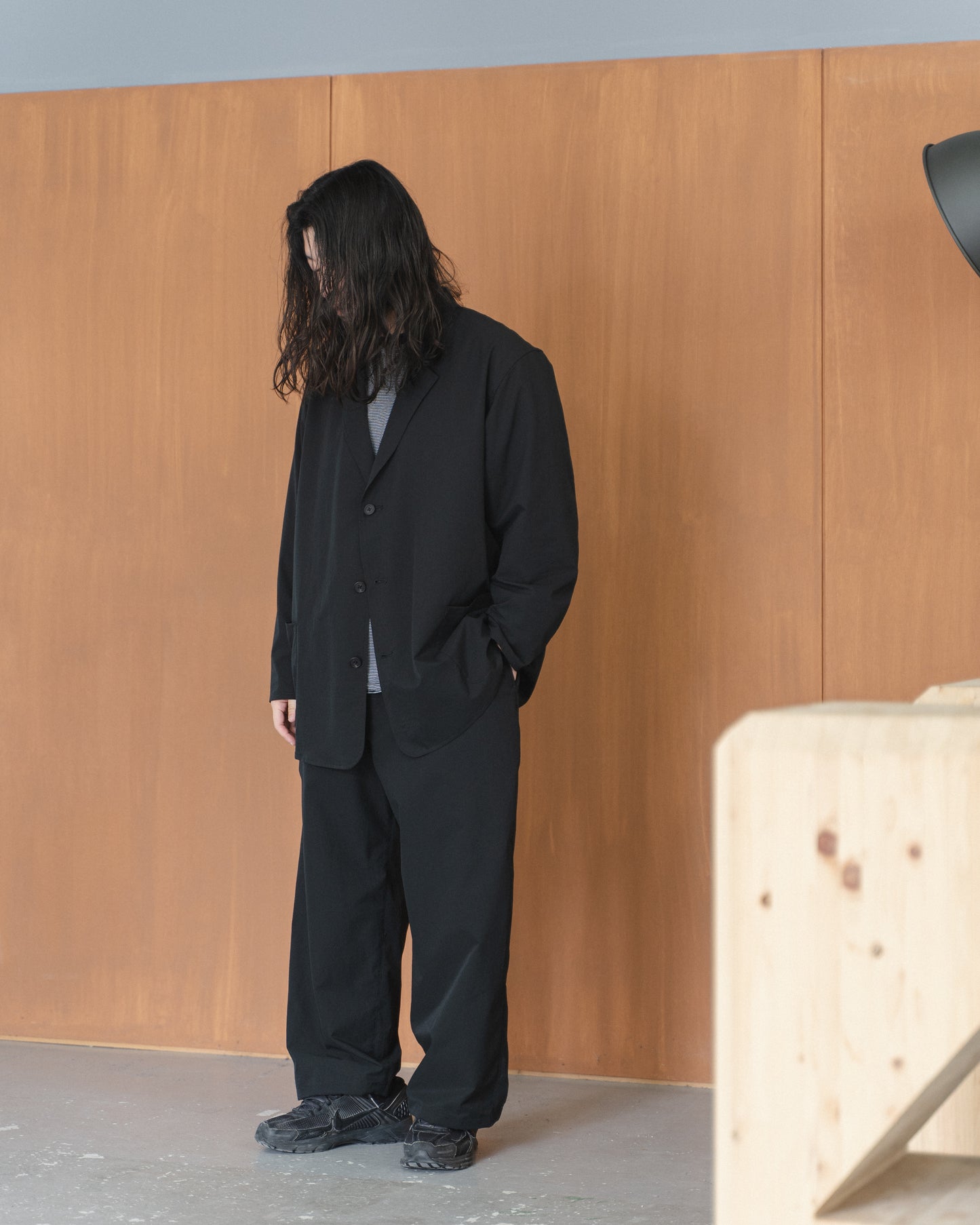 QUICK DRY STRETCH EASY PANTS - BLACK