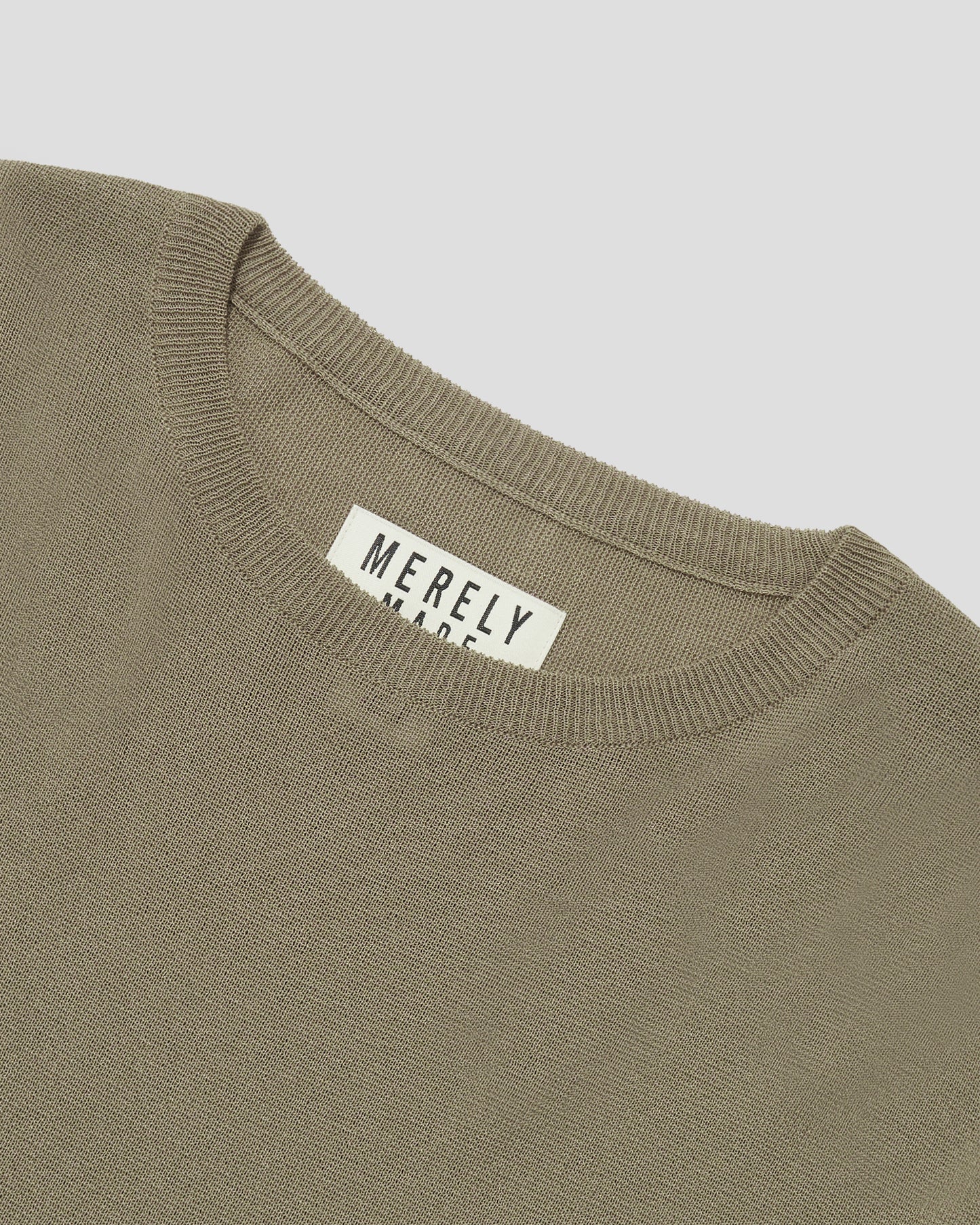 WIDE SLEEVE SEUNGMU KNIT - ECRU BEIGE