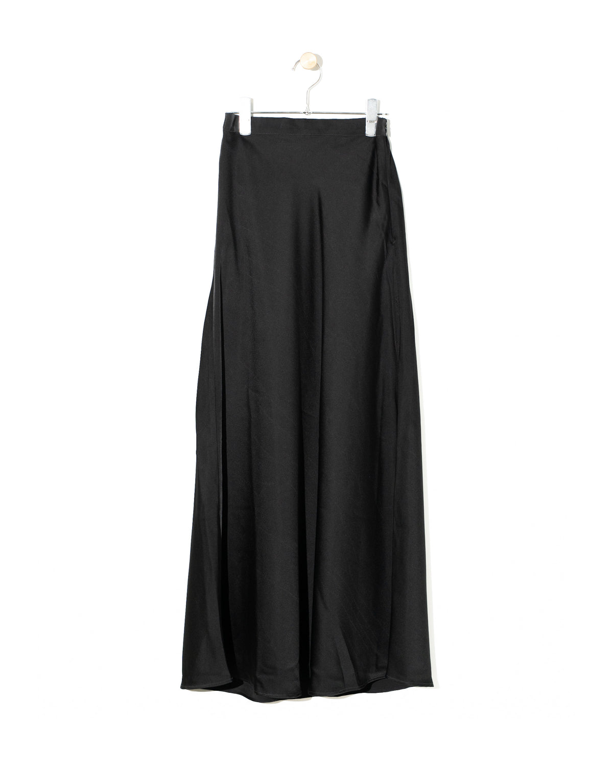 BASIC LONG SKIRT - BLACK