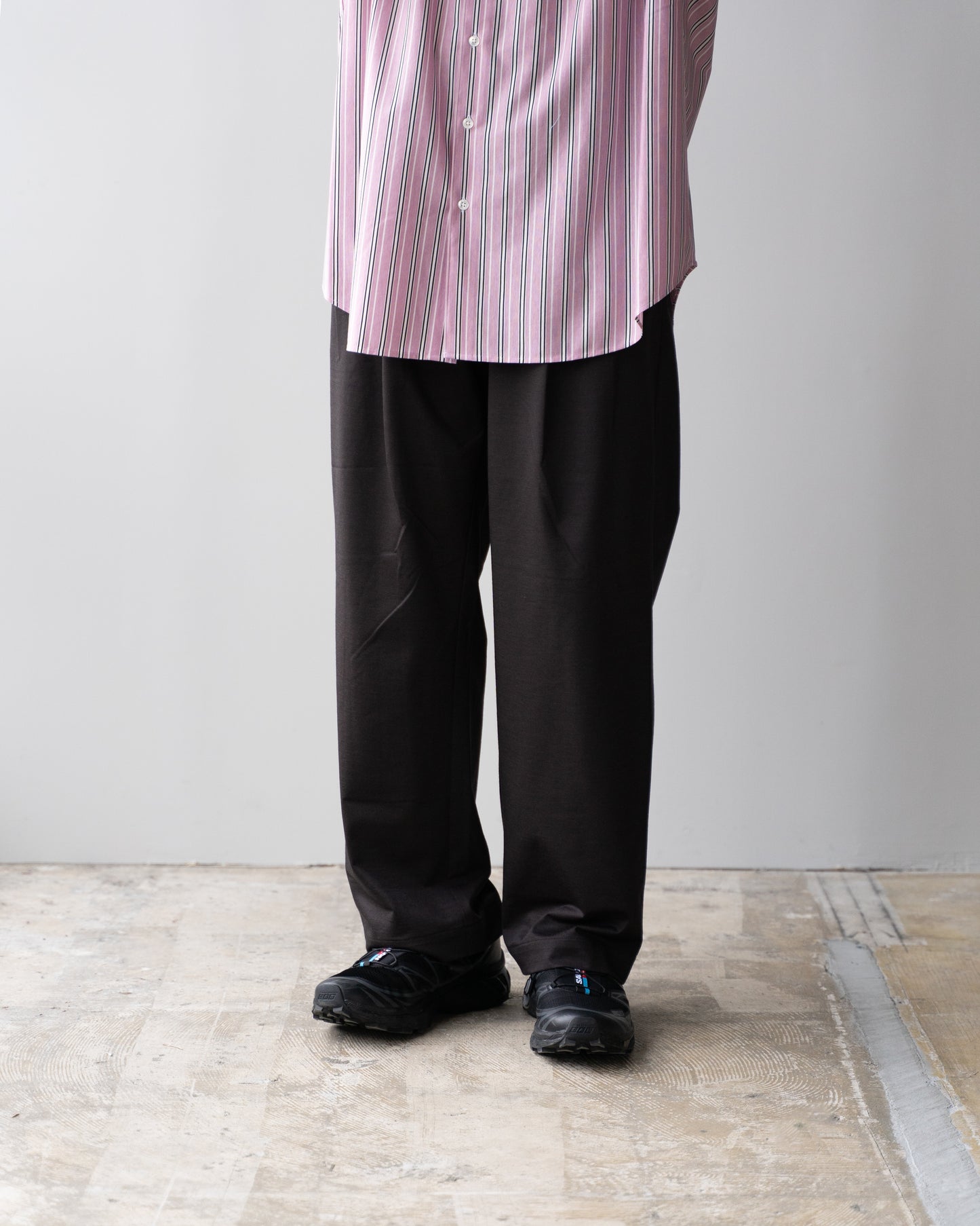 36G WOOL TROUSERS - BROWN