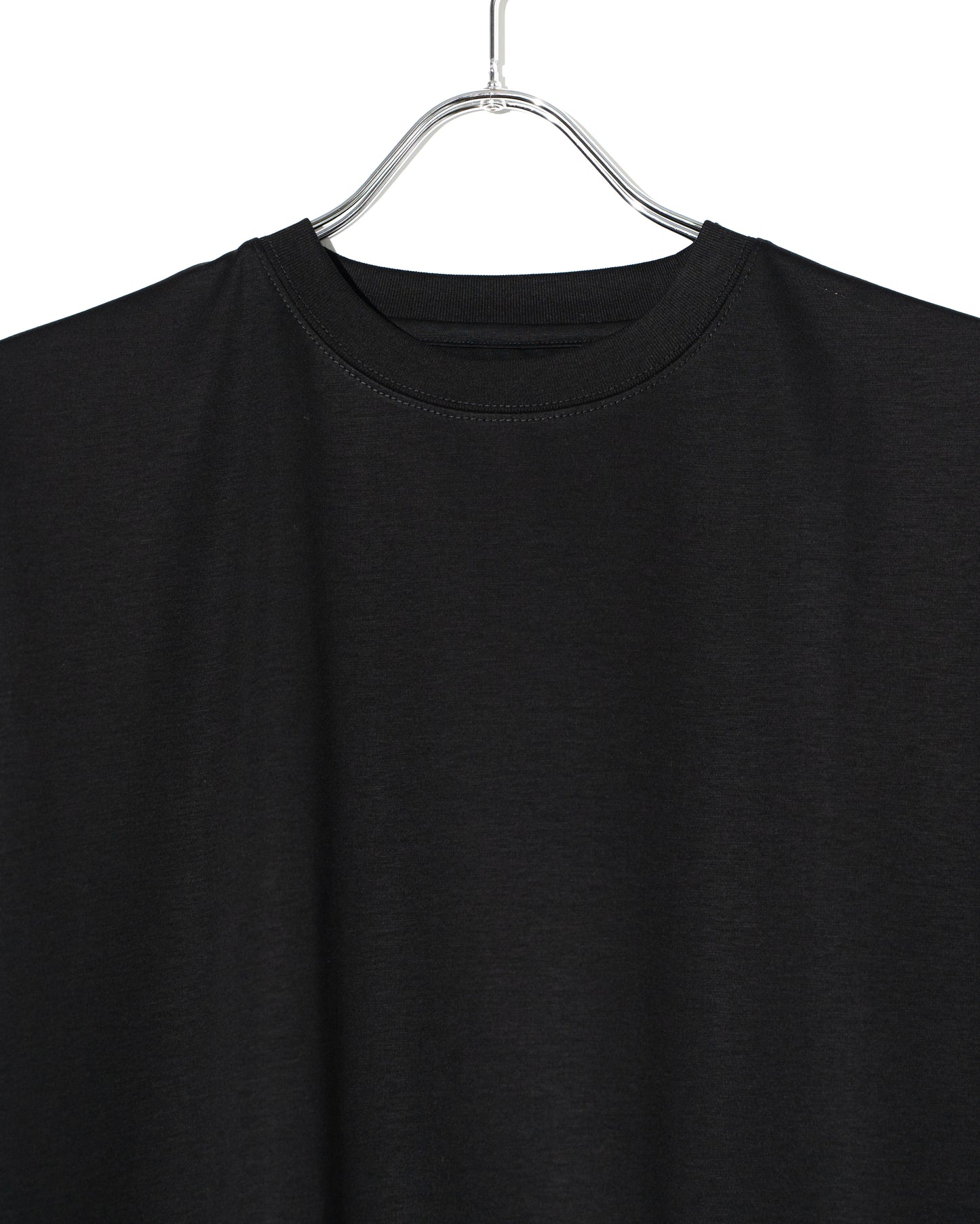 SUPIMA COTTON S/S T-SHIRT - BLACK