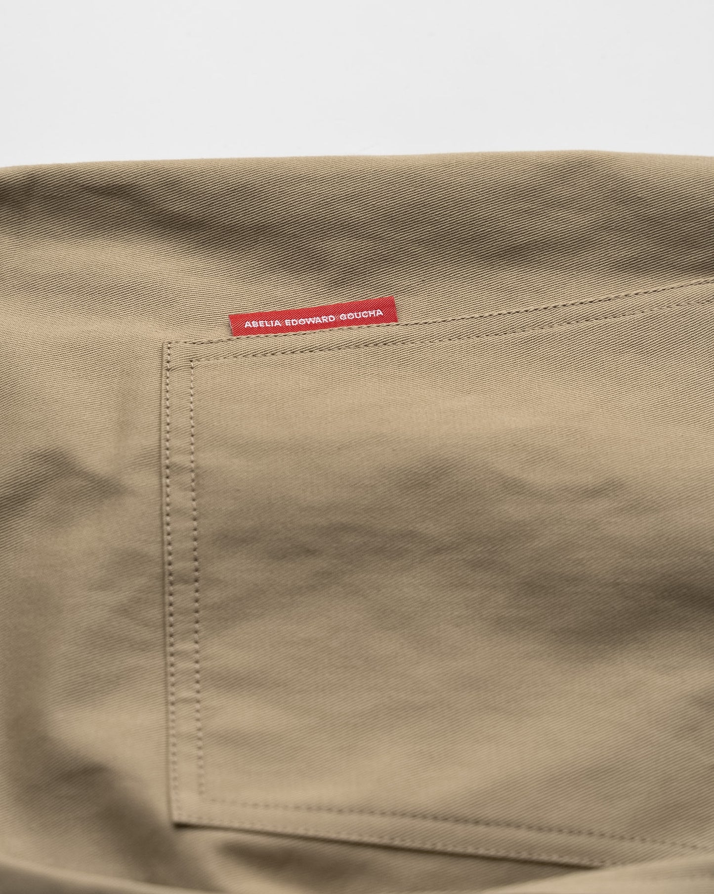 DOUBLE BELT PANTS - BEIGE