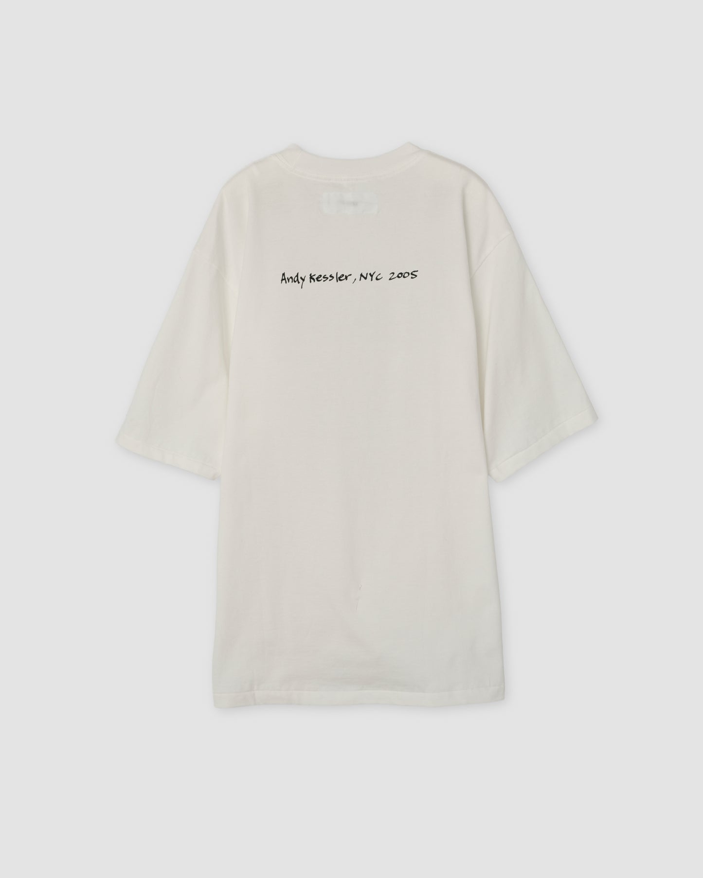 IVORY SERRA ANDY KESSLER NYC 2005 S/S T-SHIRT - WHITE