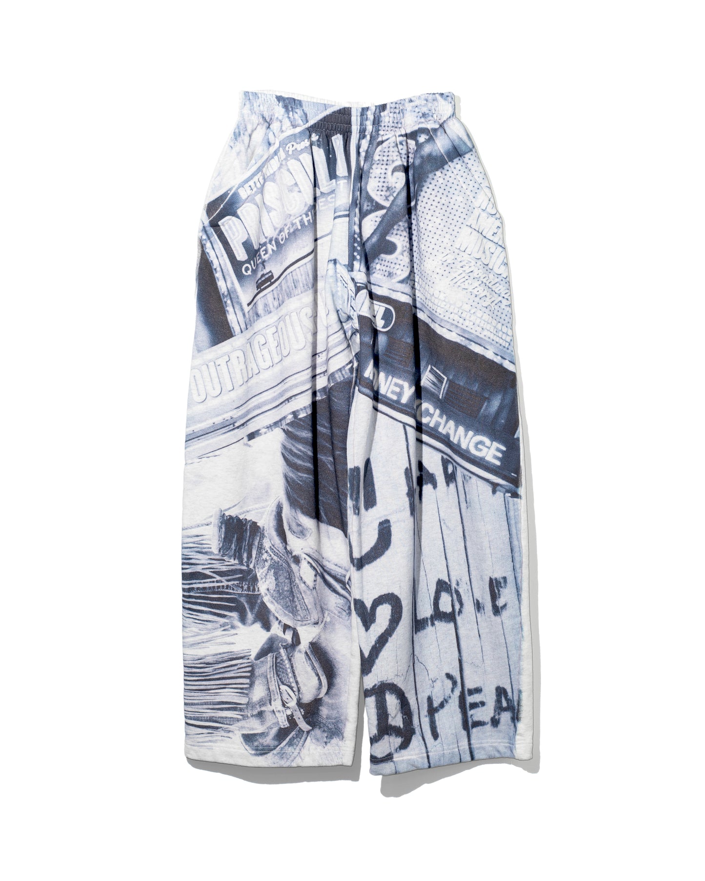 BOUNDLESS CONTRAST SWEAT PANTS - BLUE