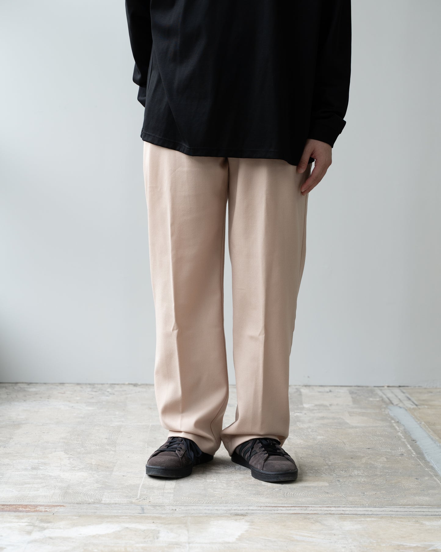 TWO TUCK SLACKS - PINK