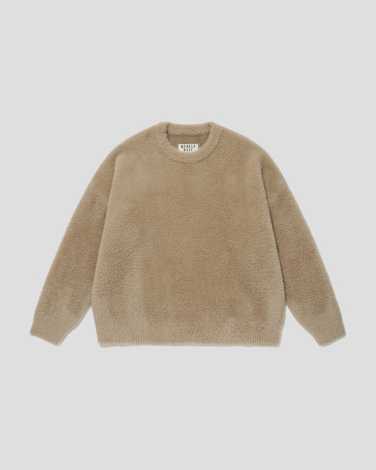 SNUG POLAR BEAR SWEATER - SALT BROWN