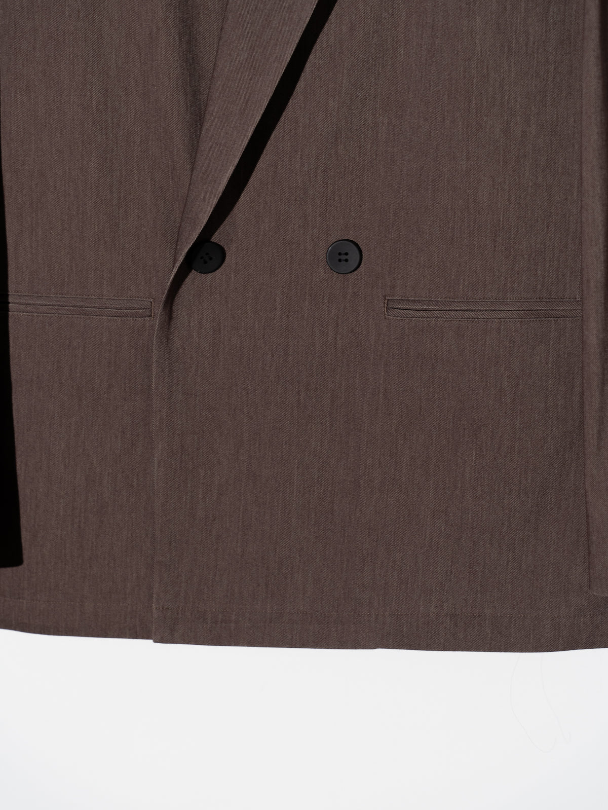 46G SOLARO DOUBLE JACKET - BROWN BEIGE