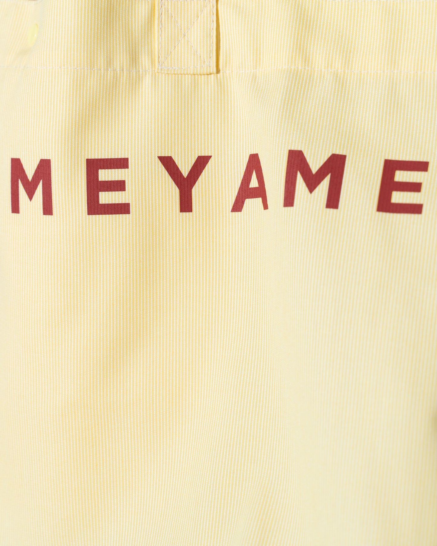 STRIPE LOGO TOTE BAG - YELLOW