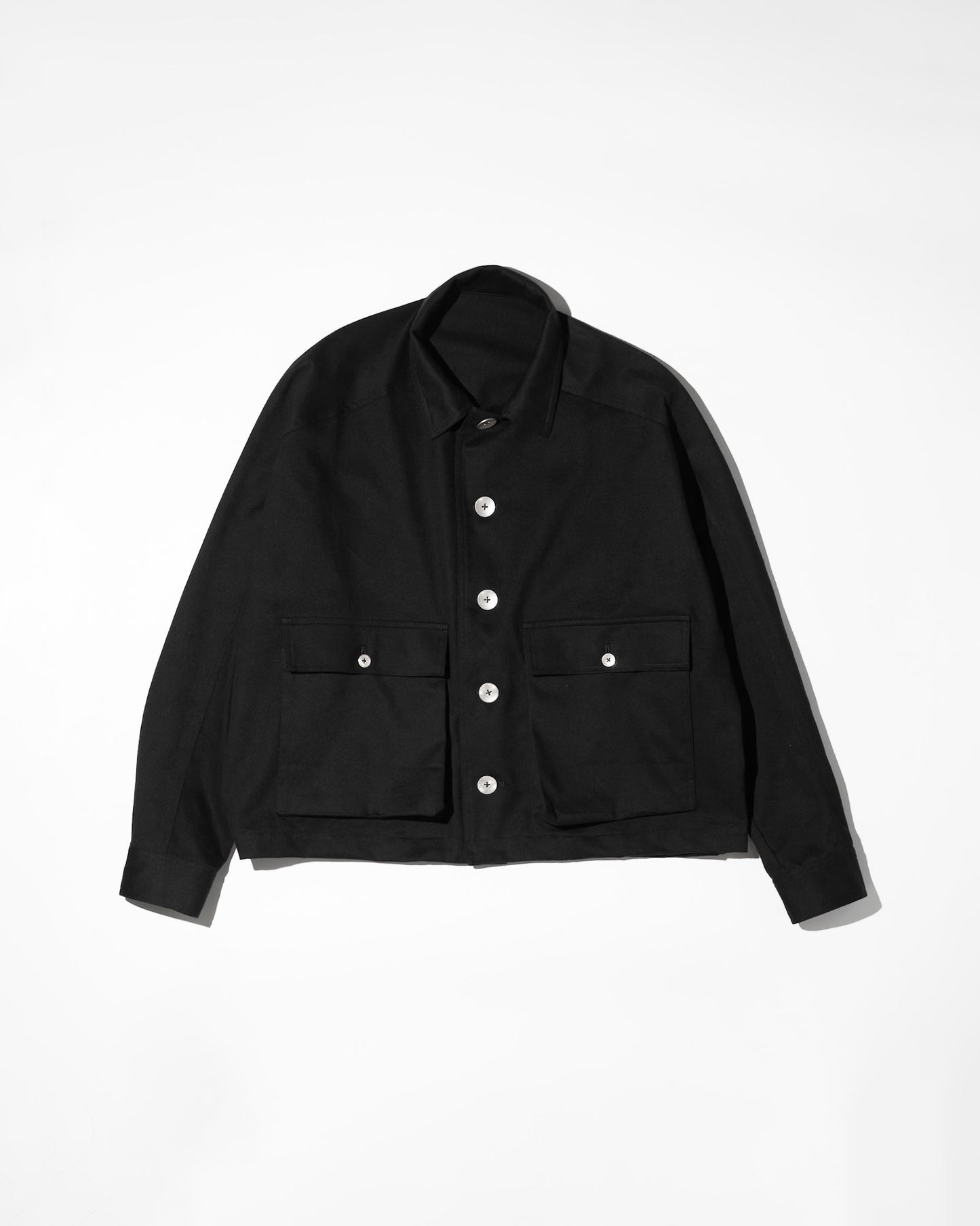 SHORT LENGTH BLOUSON - BLACK