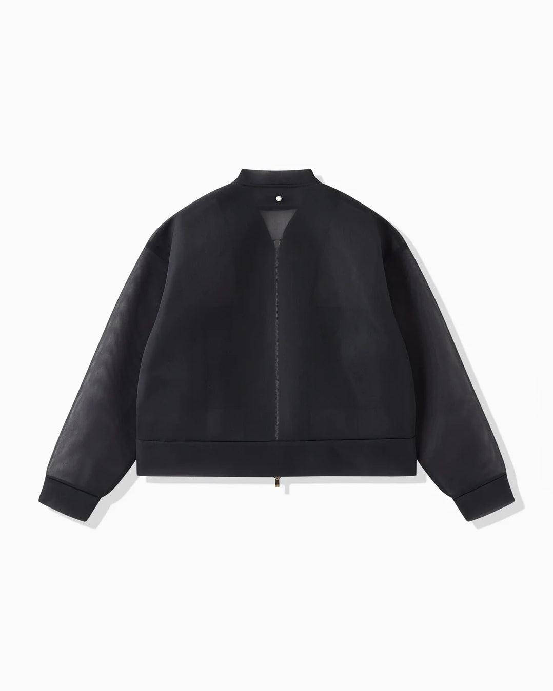 DOUBLE-KNIT JACKET - CHARCOAL