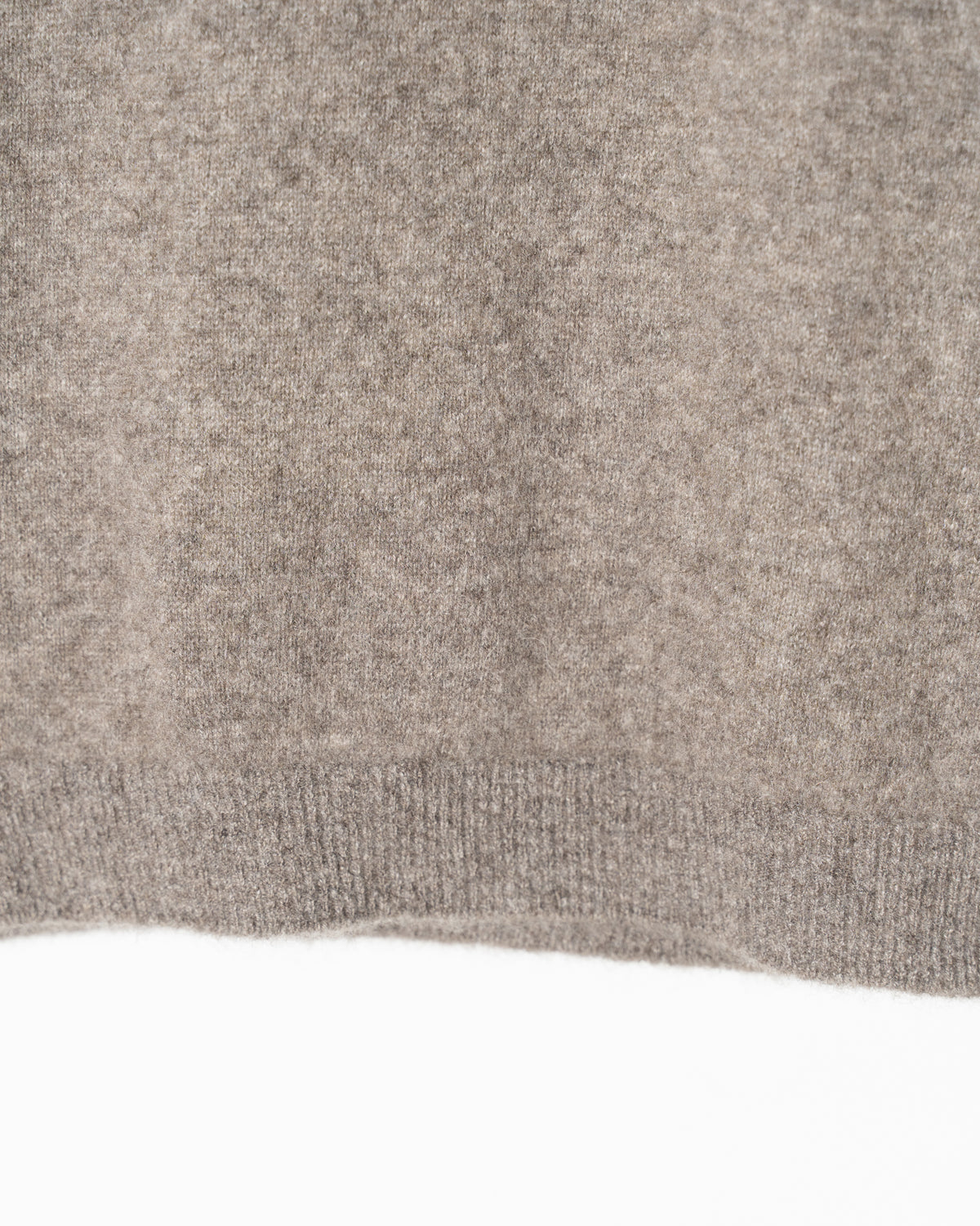 YAK CREW NECK SWEATER - GREY