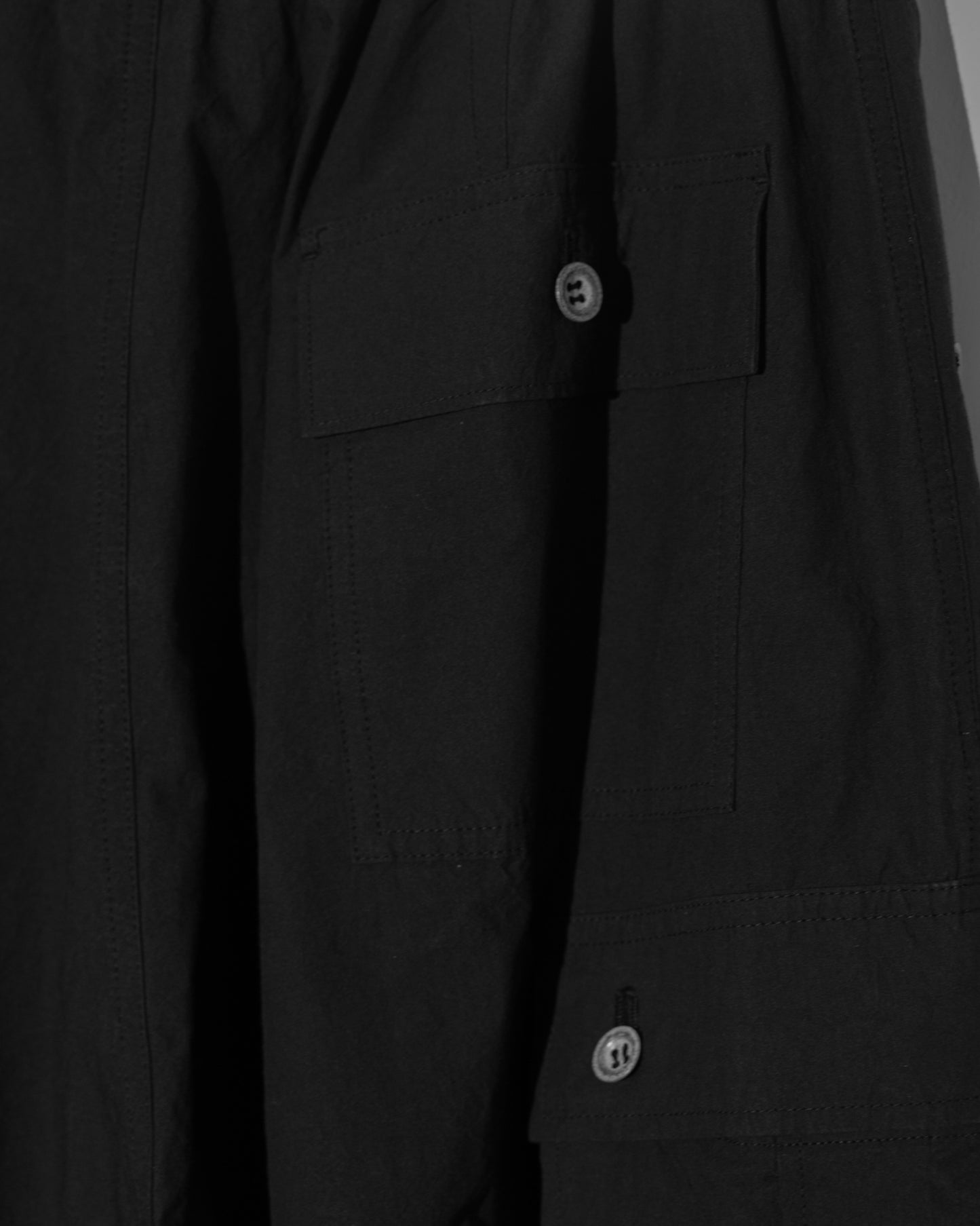 CARGO PT/COTTON - BLACK