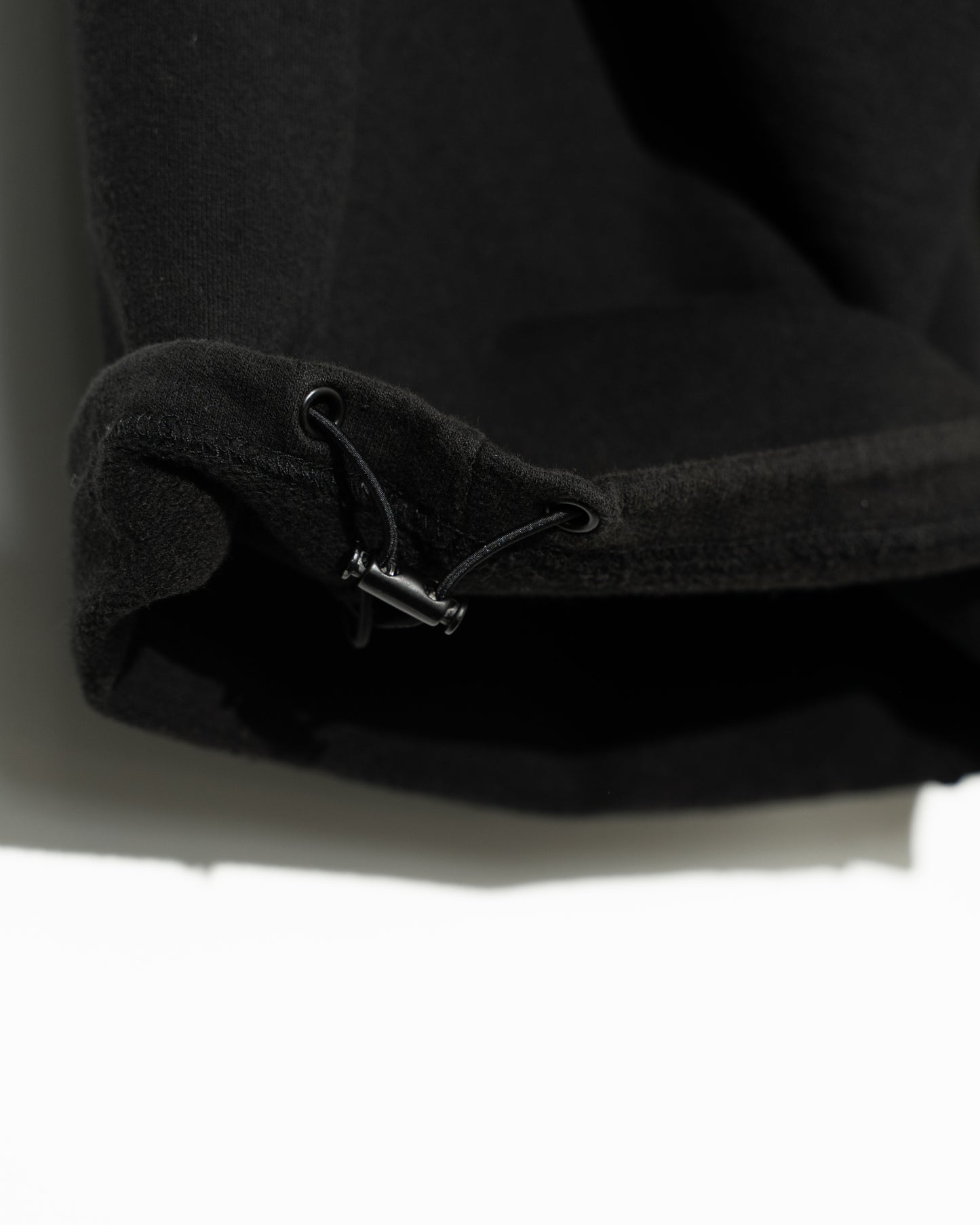REIMAGINED NEWBOY FLEECE-LINED SWEATPANTS - BLEACHED BLACK