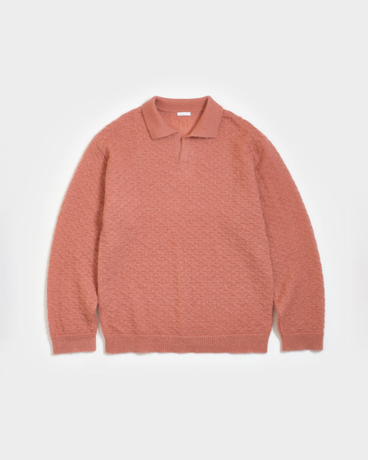 MOHAIR SKIPPER KNIT - SALMON PINK