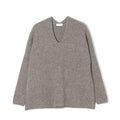 YAK V-SWEATER - GREY