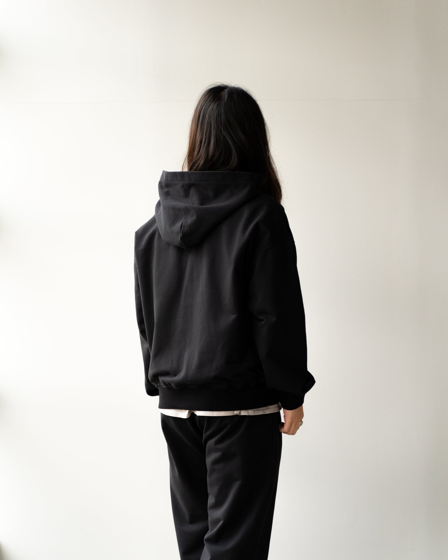 36G ZIP HOODIE - BLACK