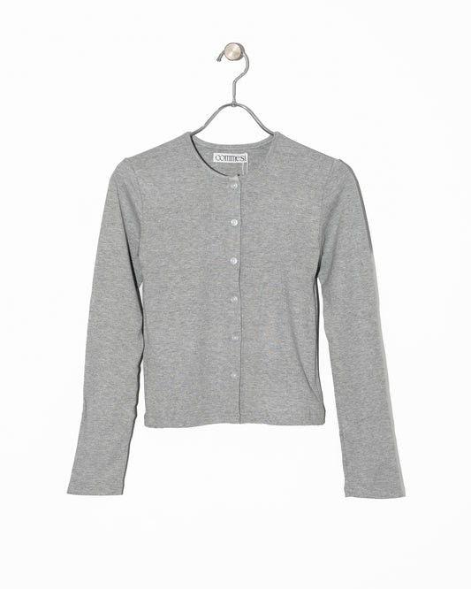 SET UP CARDI - GRAY