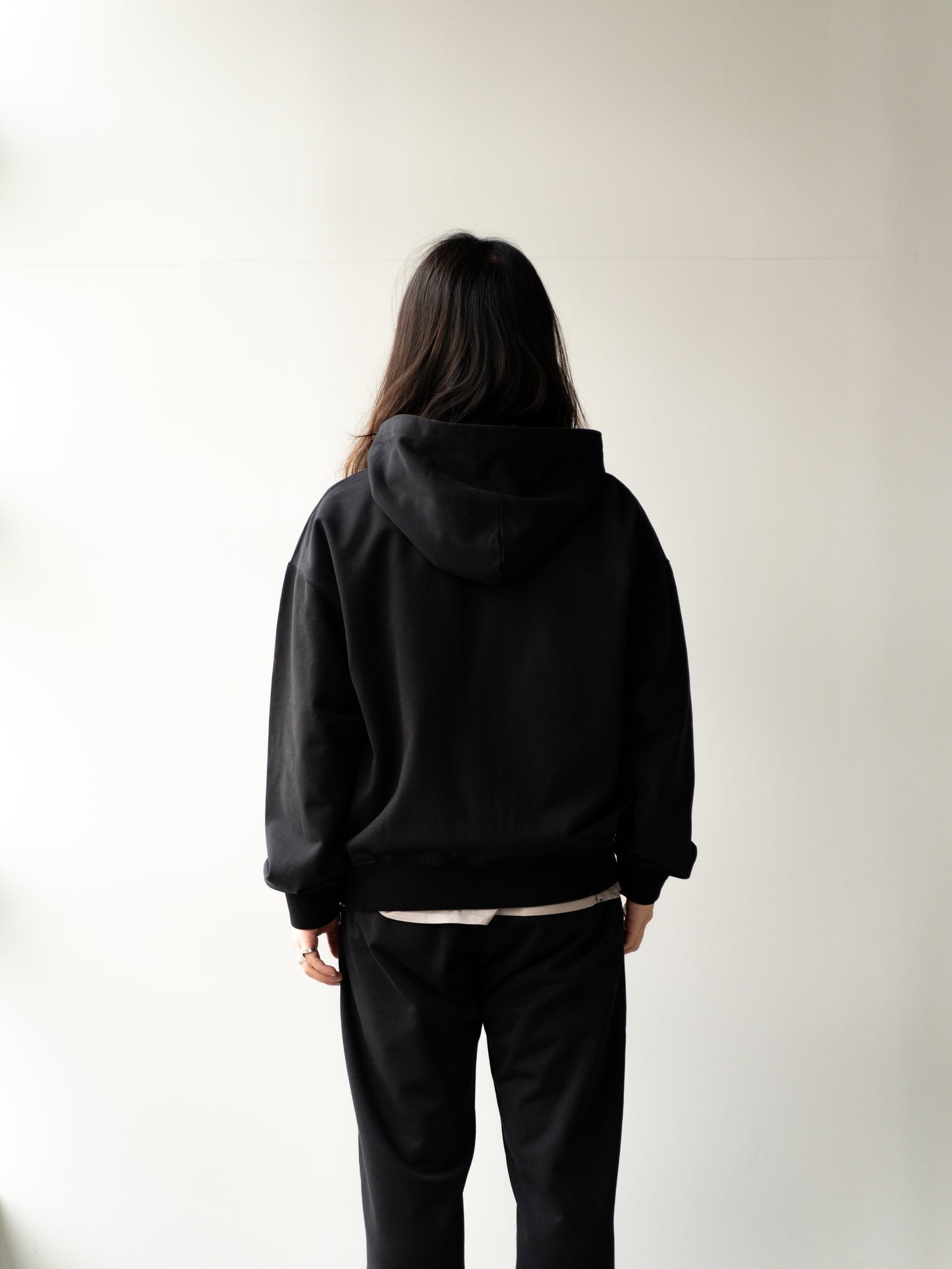 36G ZIP HOODIE - BLACK