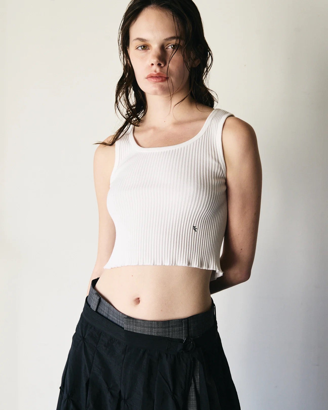 MIDRIFF SKINTOP - OFF WHITE