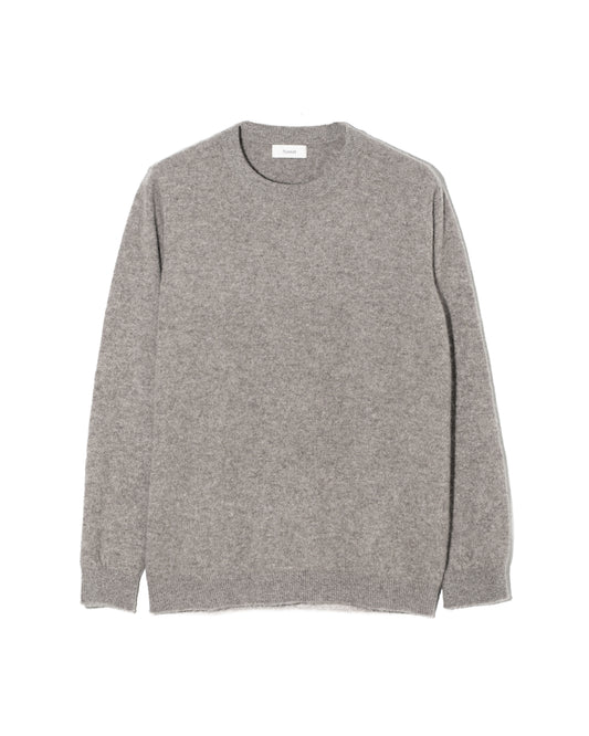 YAK CREW NECK SWEATER - GREY
