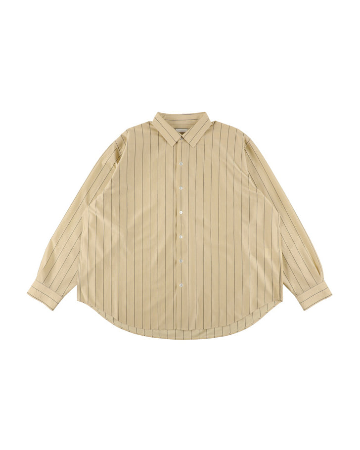 46G STRIPE ATMOSPHERE SHIRT - BEIGE NAVY