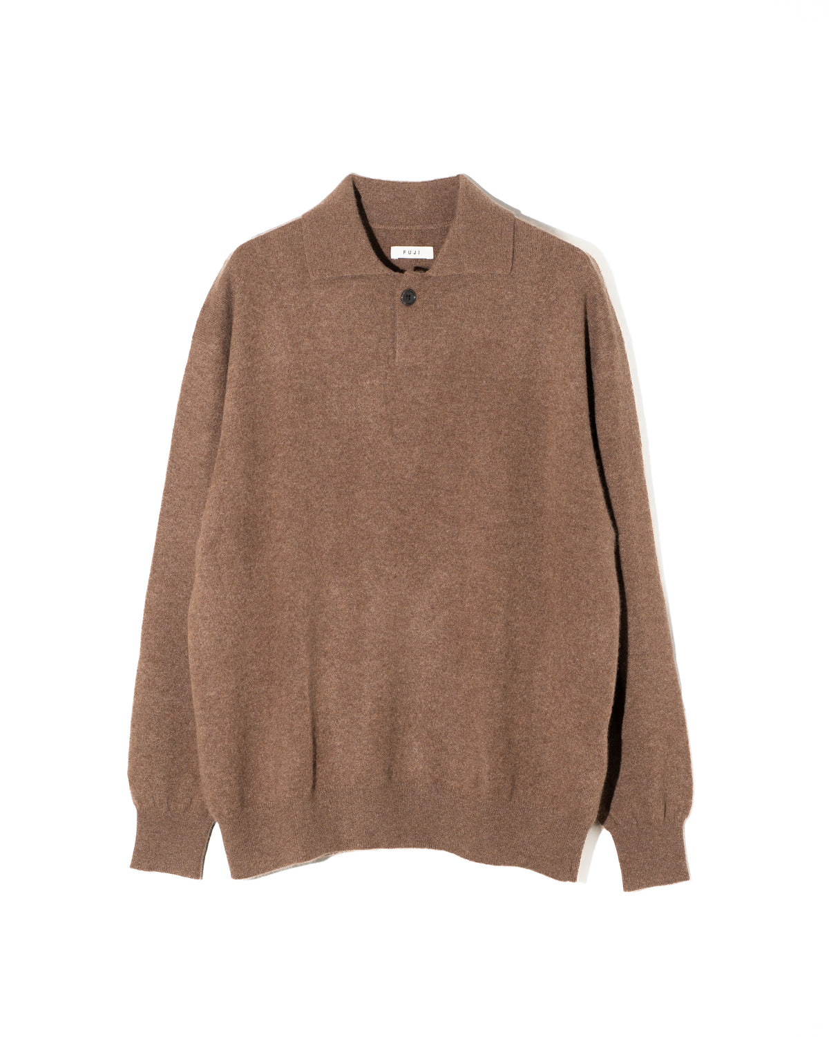 Brushed wool pullover - navy