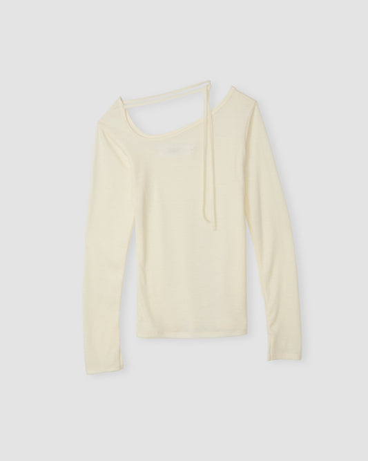 WOOL NECK CHOKER P/O - WHITE