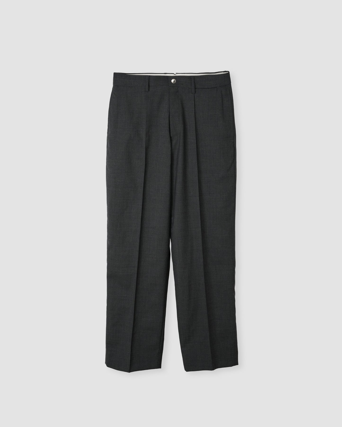 WOOL TROPICAL SLACKS - GRAY