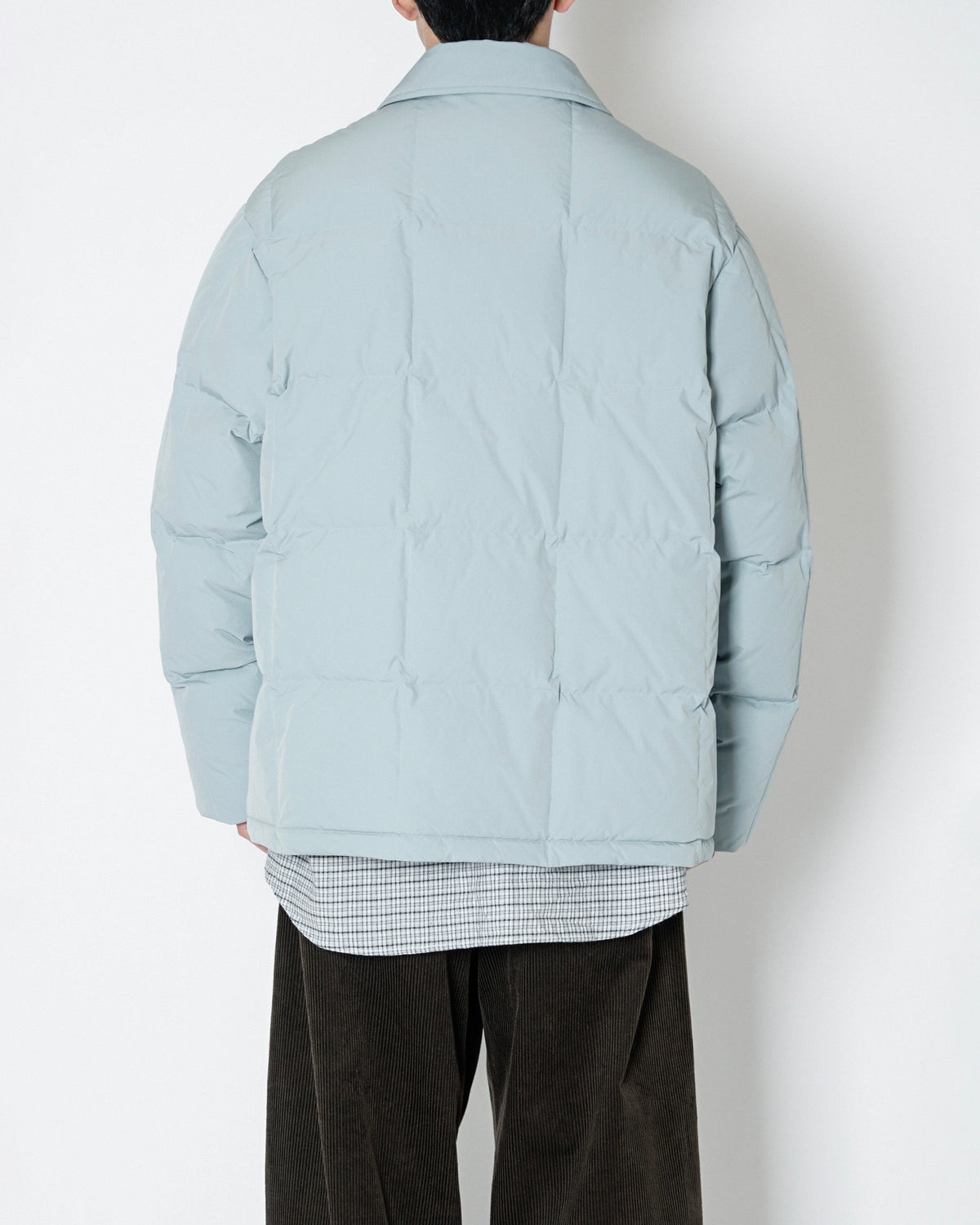 QUILT DOWN JACKET - SAX