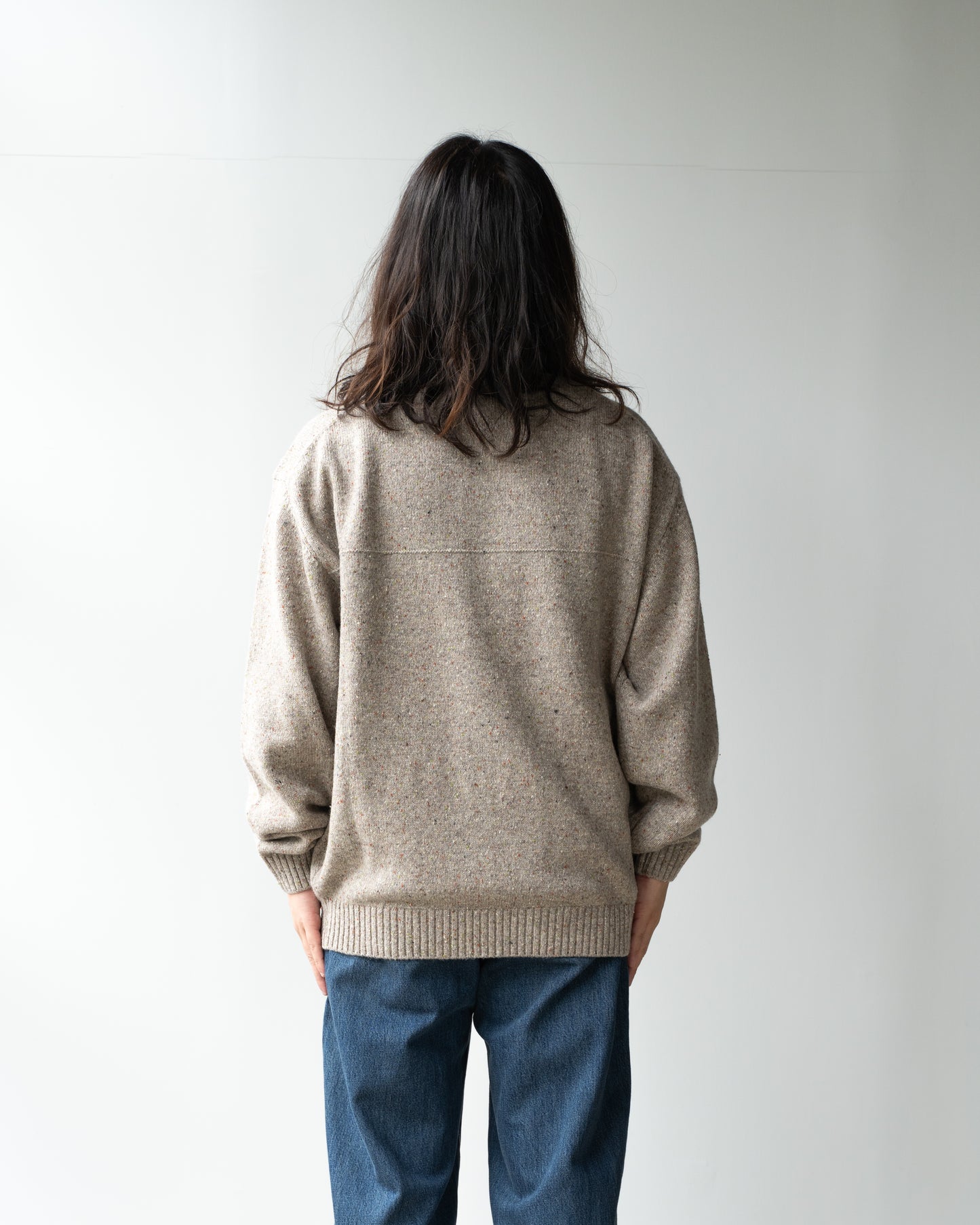 GARDENER COLLAR NECK CARDIGAN - PEANUT