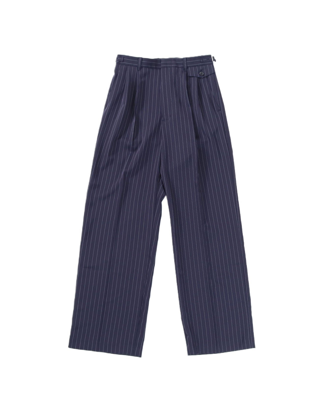 REFINED TROUSERS - STRIPE NAVY