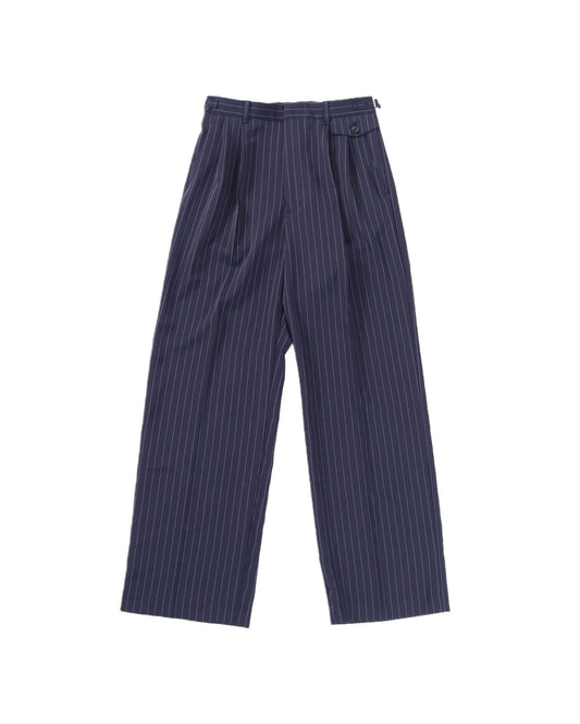 REFINED TROUSERS - STRIPE NAVY