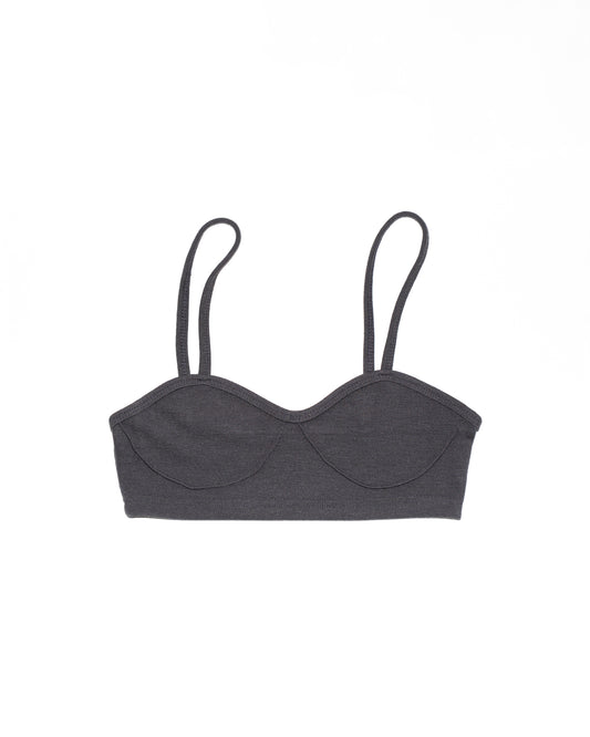 COMFITT KNIT BUSTIER - GRAY