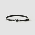 WESTERN BUCKLE BELT - BLACK
