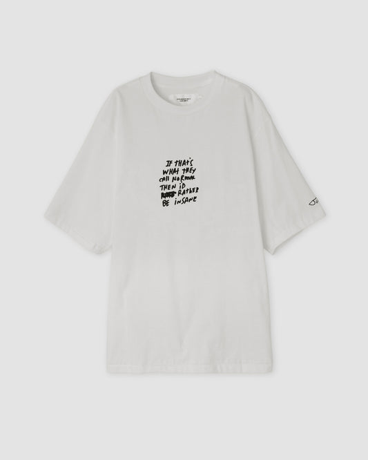 JAI TANJU BE INSANE S/S T-SHIRT - WHITE