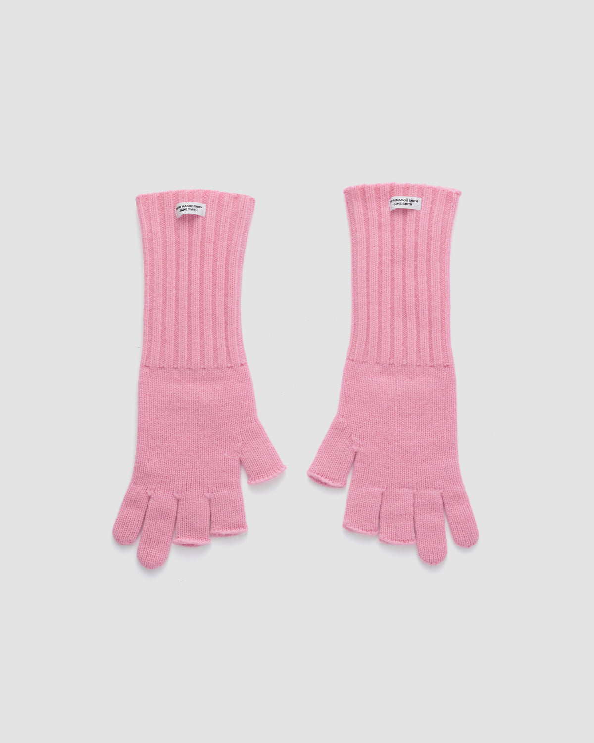 5G THREE FINGERLESS KNIT GLOVE - PINK