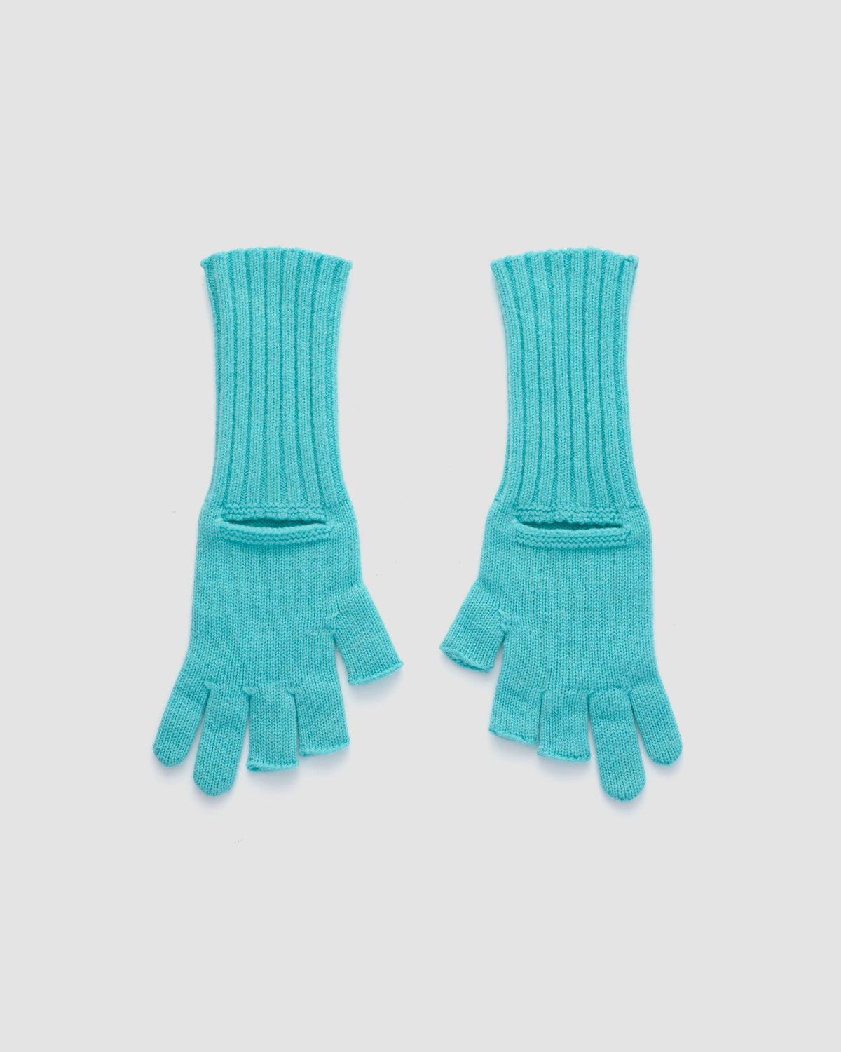 5G THREE FINGERLESS KNIT GLOVE - PINK