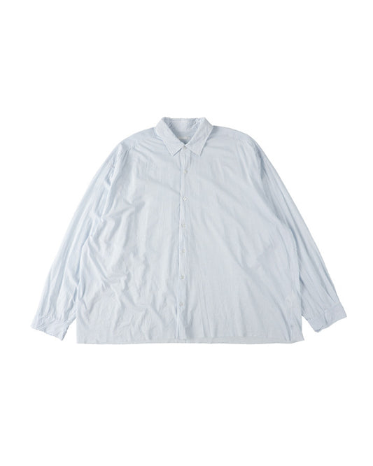 46G ARTISAN STRIPE SHIRT - WHITE BLUE DYE
