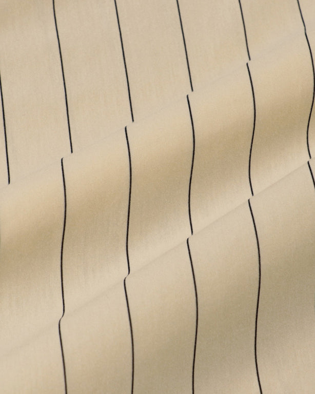 46G STRIPE ATMOSPHERE SHIRT - BEIGE NAVY