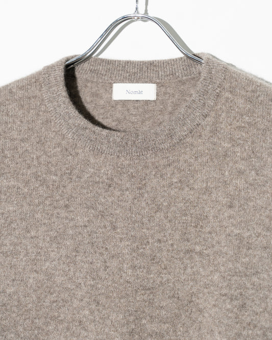 YAK CREW NECK SWEATER - GREY